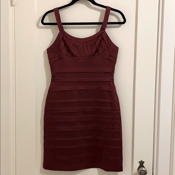 BCBG Red Bodycon Mini Dress - Picture 1 of 3